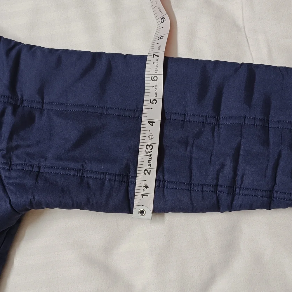 Women's Winter Blue Full sleeve Straight Jacket - Picture 9 of 9